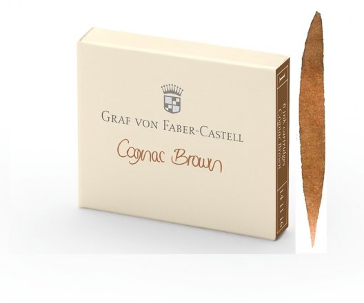 NABOJE GRAF VON FABER-CASTELL COGNAC BROWN